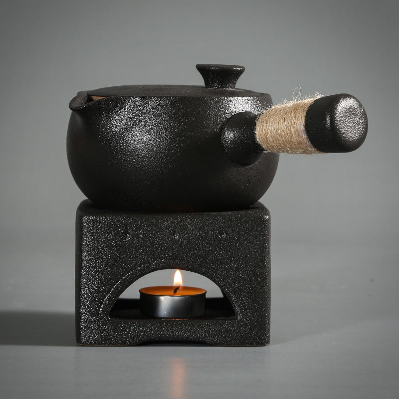 Traditional teapot with stove "Fukuoka"