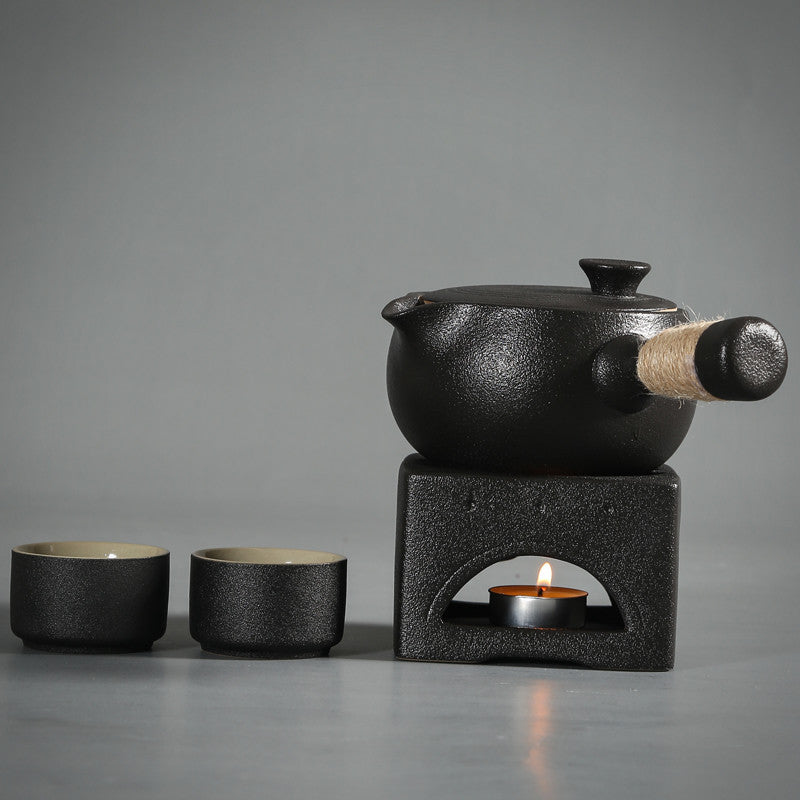 Traditional teapot with stove "Fukuoka"
