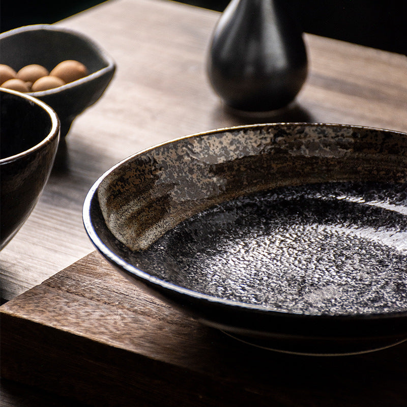 Assiette japonaise creuse "Honmono"