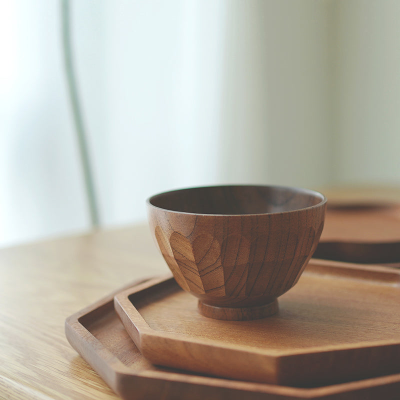 Handmade "Ōryōki" wooden bowl