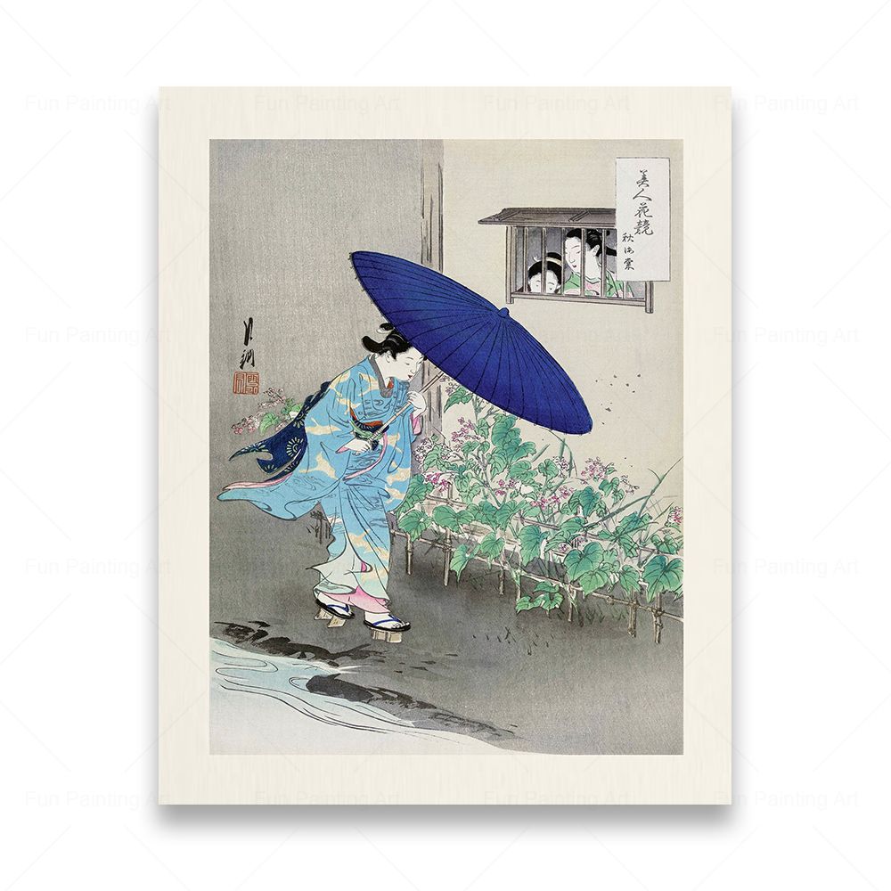 Japanese poster - Japanese Ukiyo-e prints