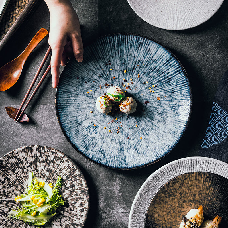 Japanese ceramic plate "Shiro"