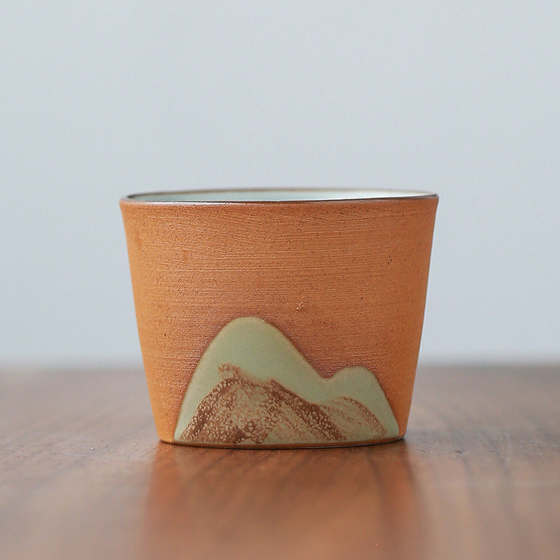 Japanese ceramic mug "Mountain"