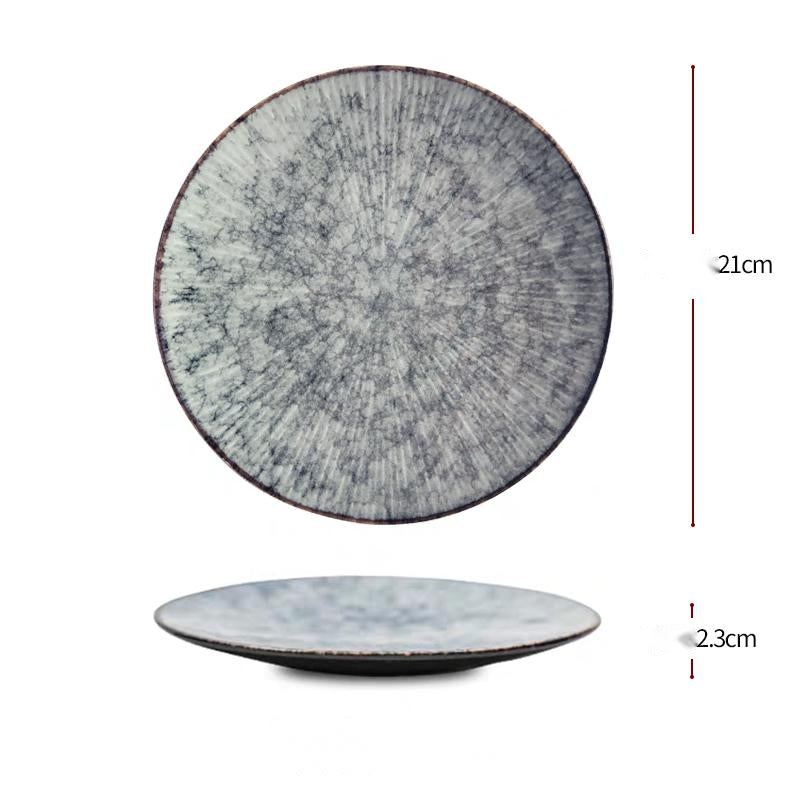 Japanese ceramic plate "Shiro"