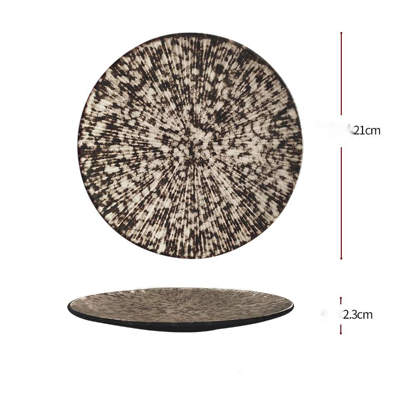 Japanese ceramic plate "Shiro"