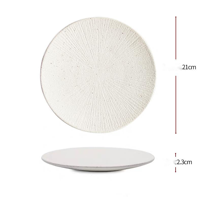 Japanese ceramic plate "Shiro"