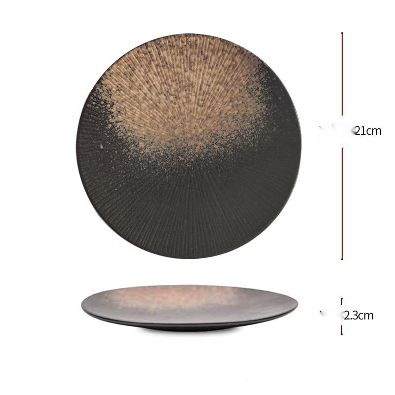 Japanese ceramic plate "Shiro"