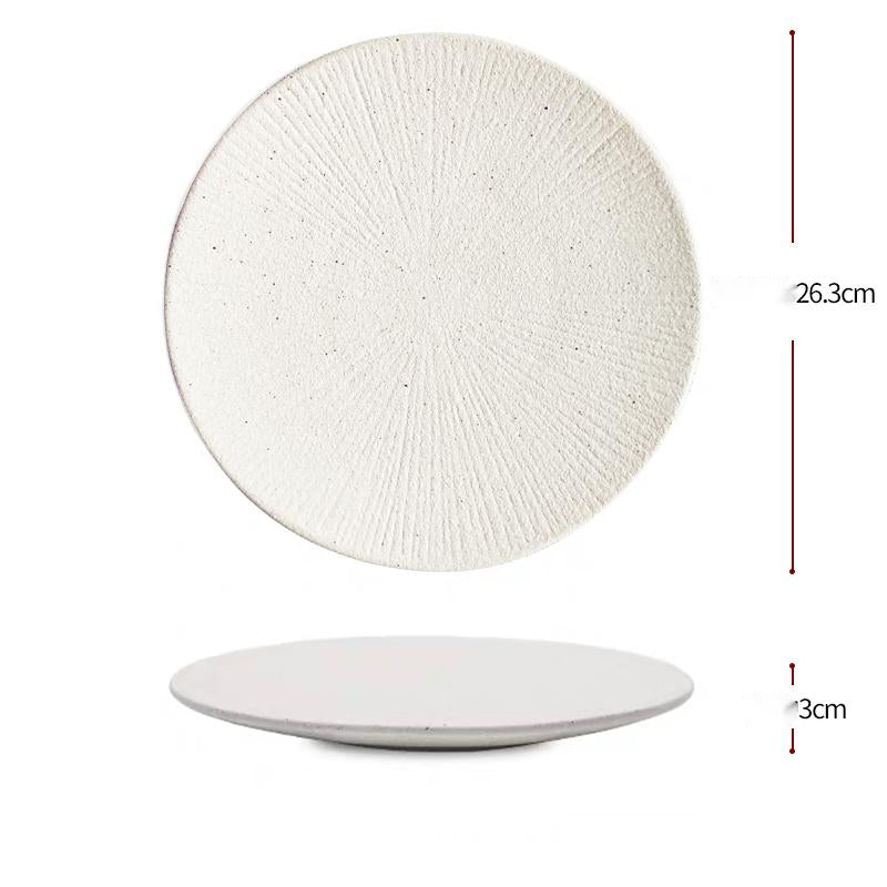 Japanese ceramic plate "Shiro"