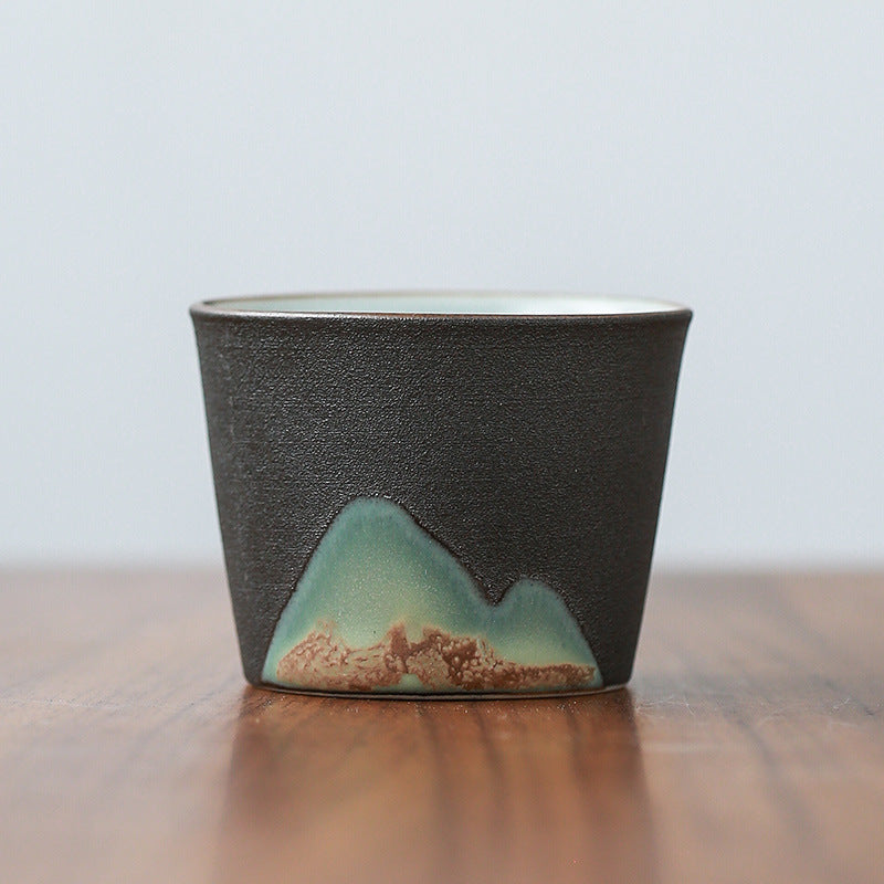 Japanese ceramic mug "Mountain"