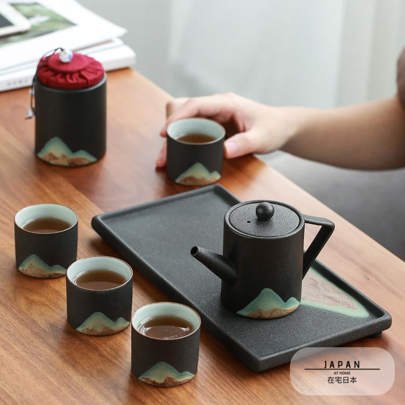 Japanese ceramic mug "Mountain"