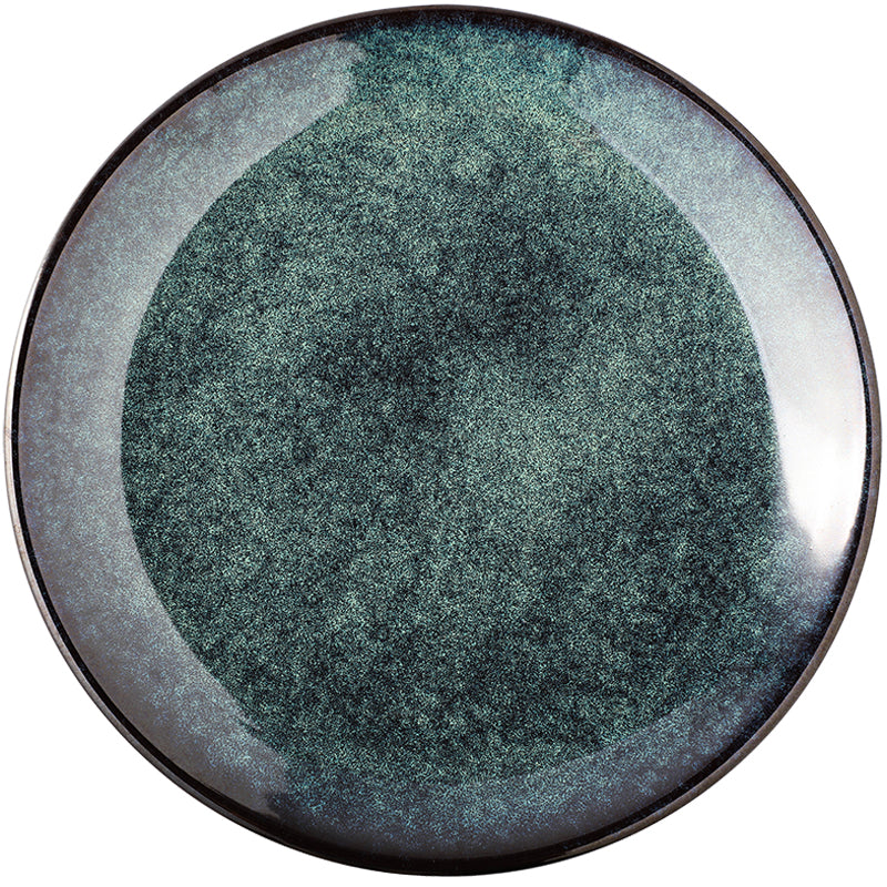Blue ceramic plate "Mihara"