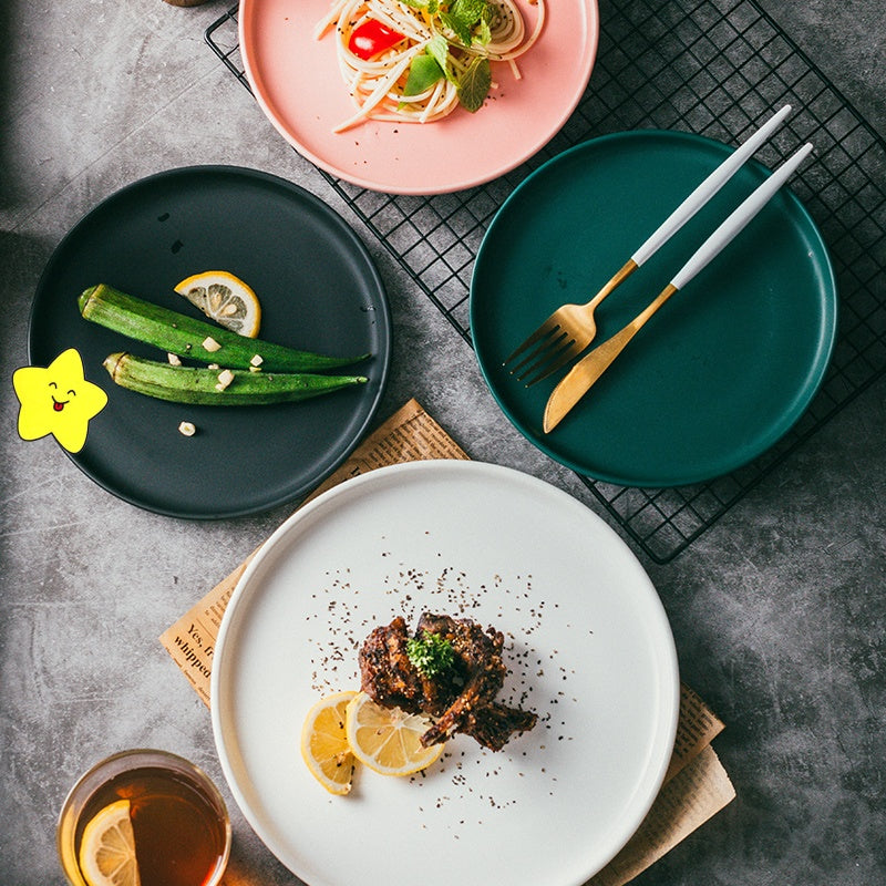 Japanese ceramic plate "Okawa"