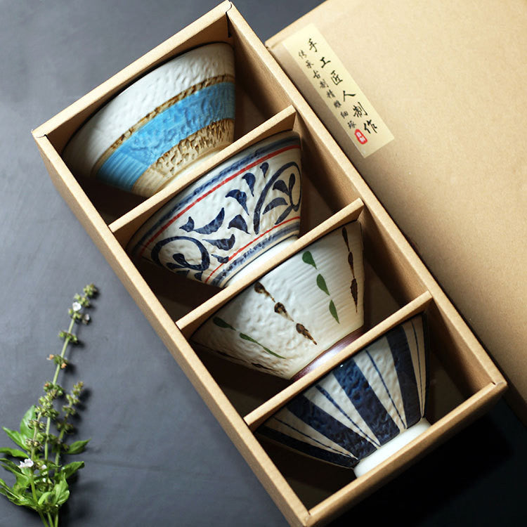"Nashio" Collection Rice Bowl Set (Handmade)