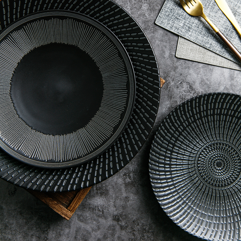 Assiette japonaise en céramique "Yasuke"