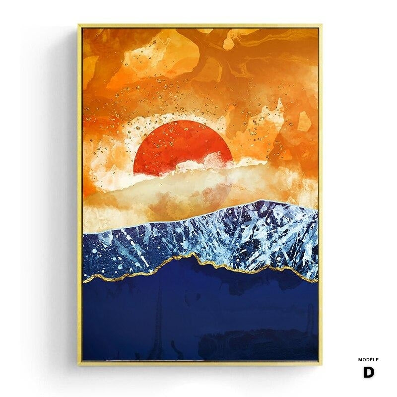 Affiche japonaise - « Mer de feu »