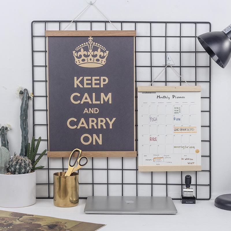 Natural Wood Poster Hanger Frame (2 Colors)