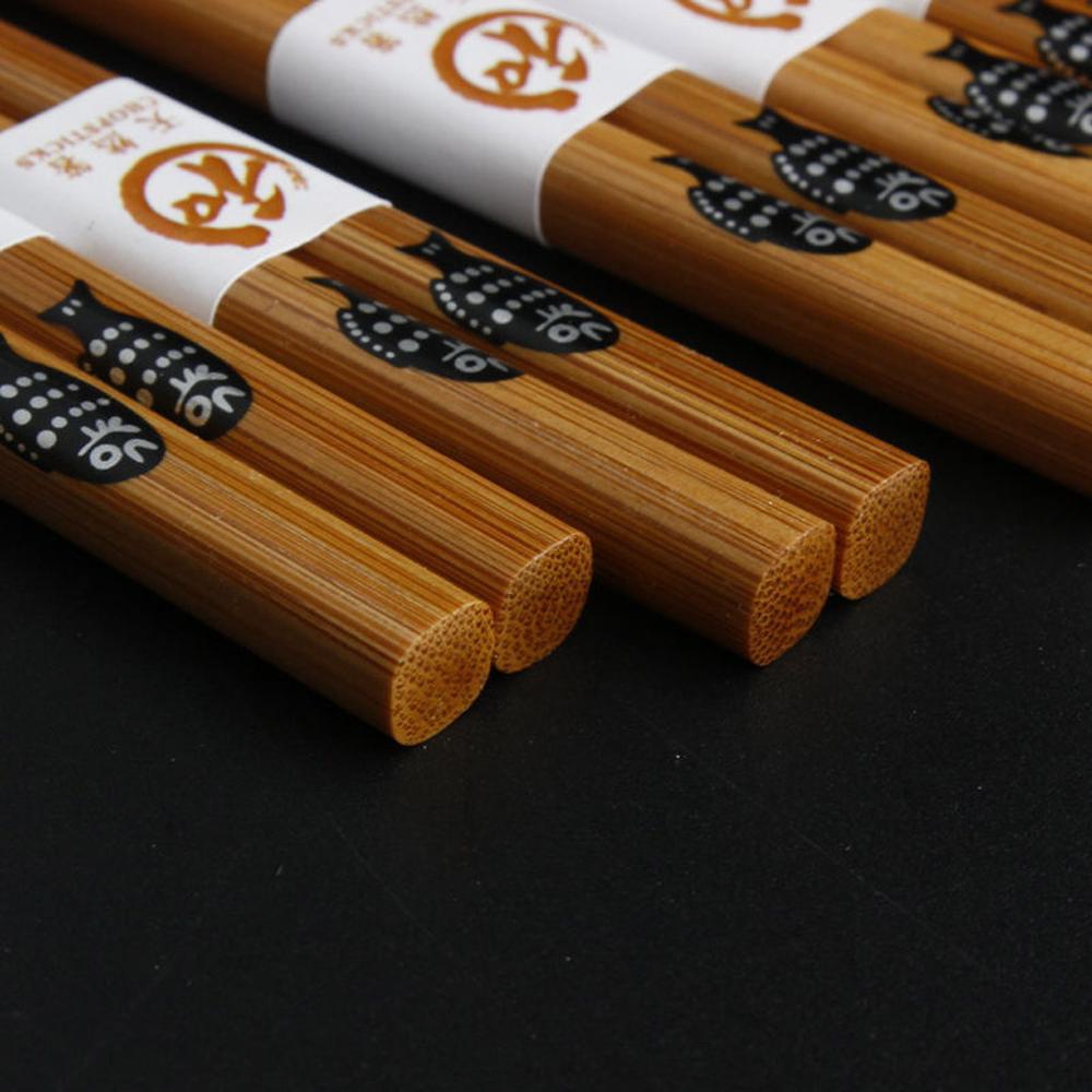 Coffret de baguettes japonaises motif "Poisson"