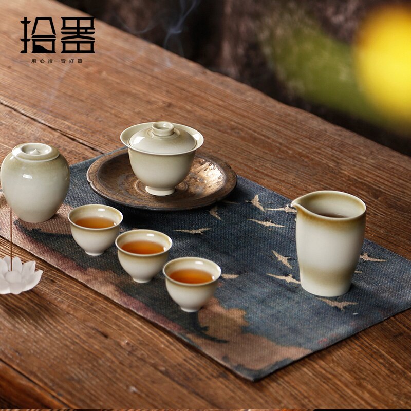 Set de table japonais vintage en toile