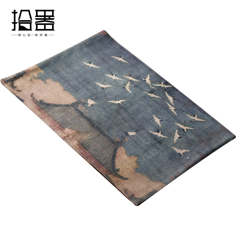 Set de table japonais vintage en toile