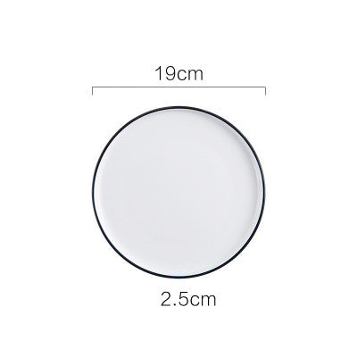 Japanese ceramic plate "Okawa"
