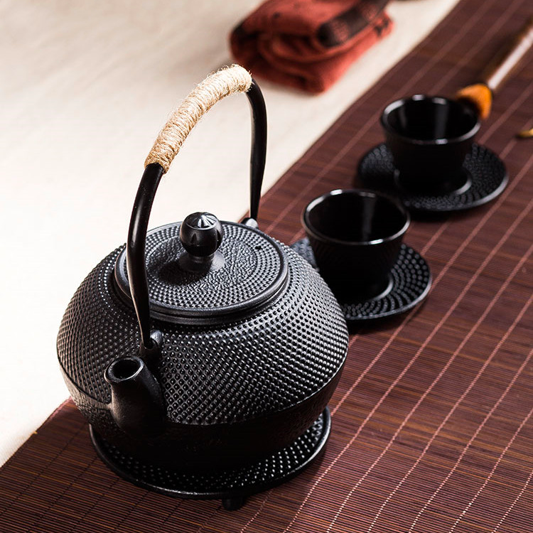 Japanese cast iron tea set "Murata"
