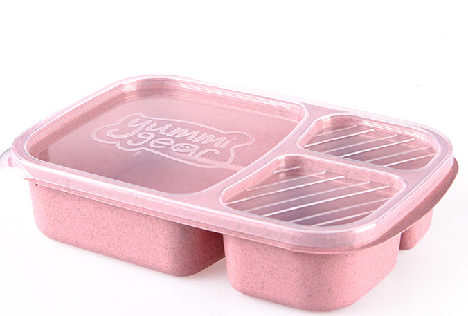 Wheat straw fiber eco-responsible Bento Box