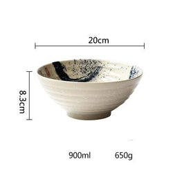 "Tsukuda" Ceramic ramen bowl