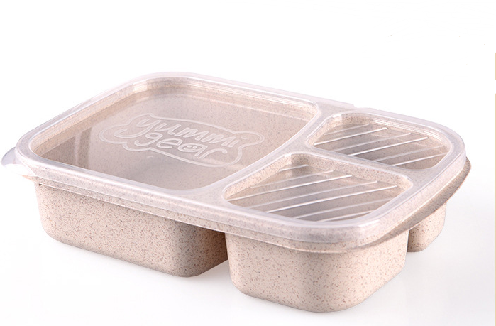 Wheat straw fiber eco-responsible Bento Box