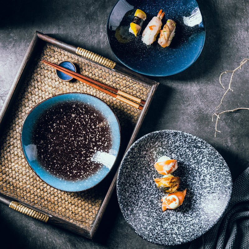 Japanese ceramic plate "Taroemon"