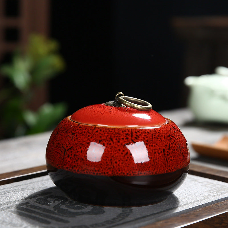 Elegant Tea Canister “Yaginuma”