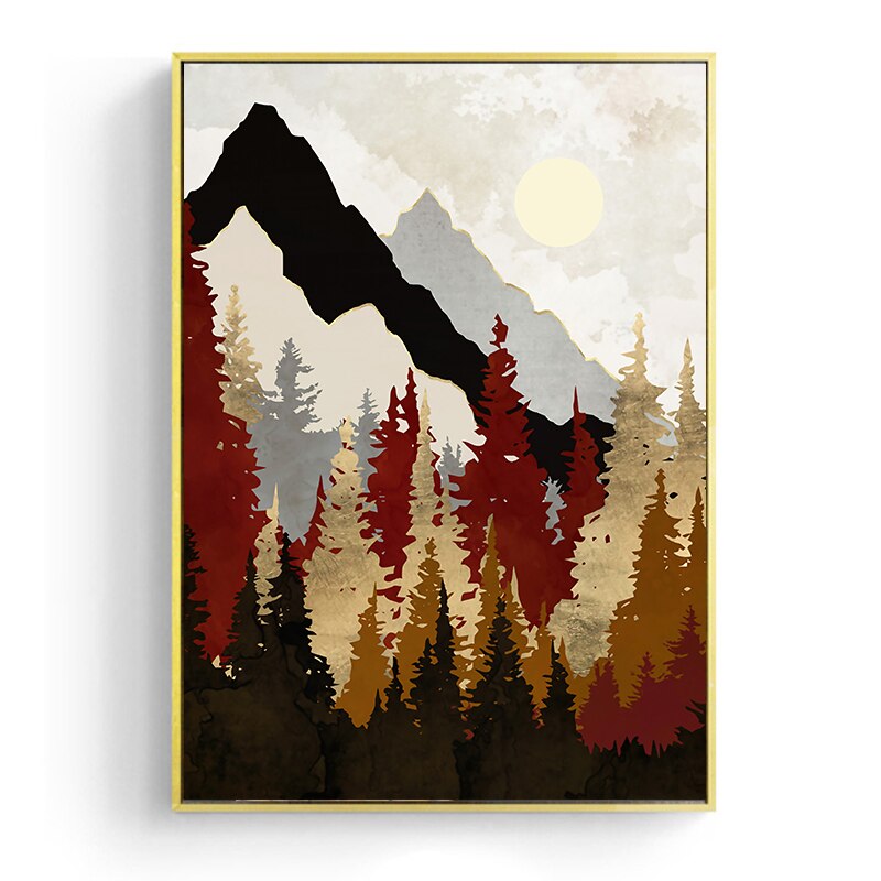 Affiche japonaise - "Paysage geagjlez gef"