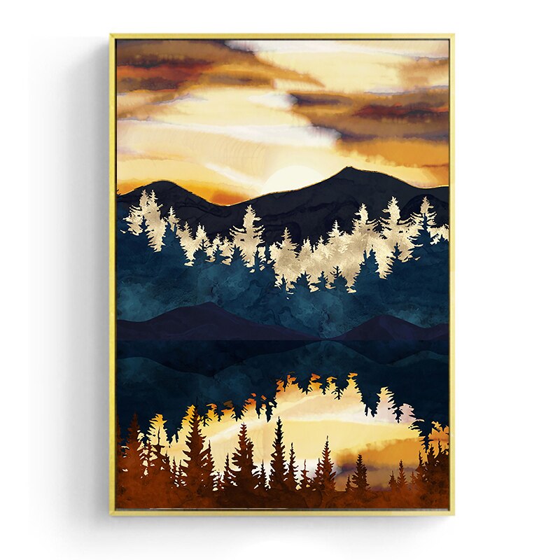 Affiche japonaise - "Paysage geagjlez gef"