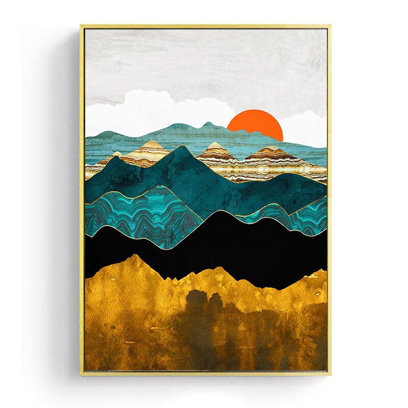 Affiche japonaise - "Paysage geagjlez gef"