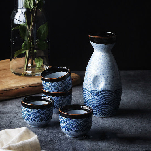 "Isa" Ceramic Sake Set