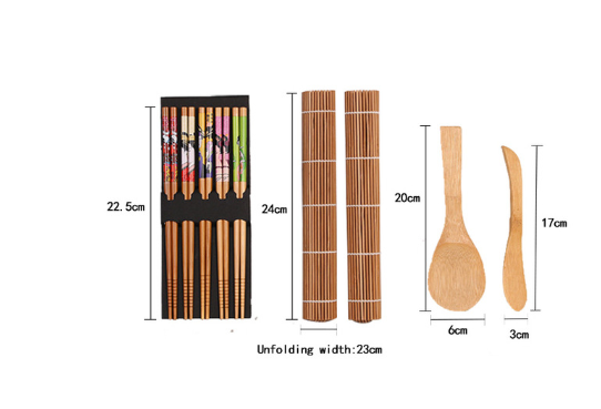 Bamboo Sushi Tool Set "Japan at Home"