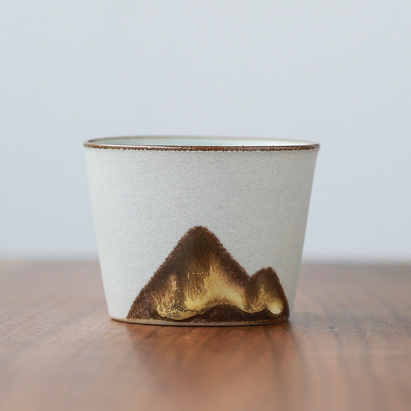 "Mountain" Japanese ceramic teacup