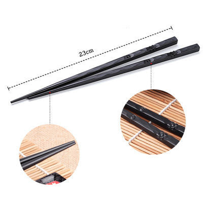 Imperial black "Taishō" Japanese chopsticks